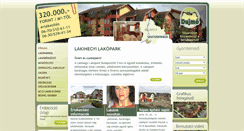 Desktop Screenshot of lakihegyilakopark.hu