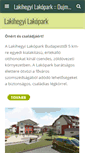 Mobile Screenshot of lakihegyilakopark.hu